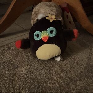 Plush Toucan Toy Squishmallow - Brown and Cream